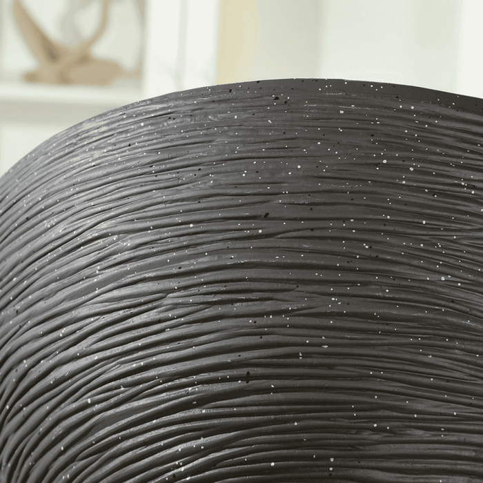 Macetero Plastico Semi Esfera Premium Diseño a Rayas S - Fliperex