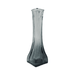 Florero Decoratico De Vidrio Transparente Base Oscura Simple - Fliperex