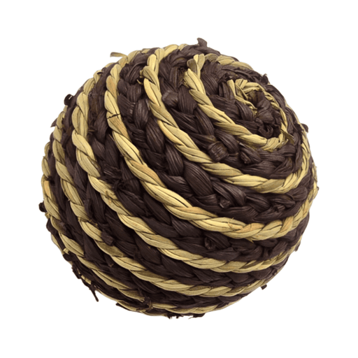 Set 2 Esferas De Yute Cuerda Para Decoracion Pelota Marron - Fliperex