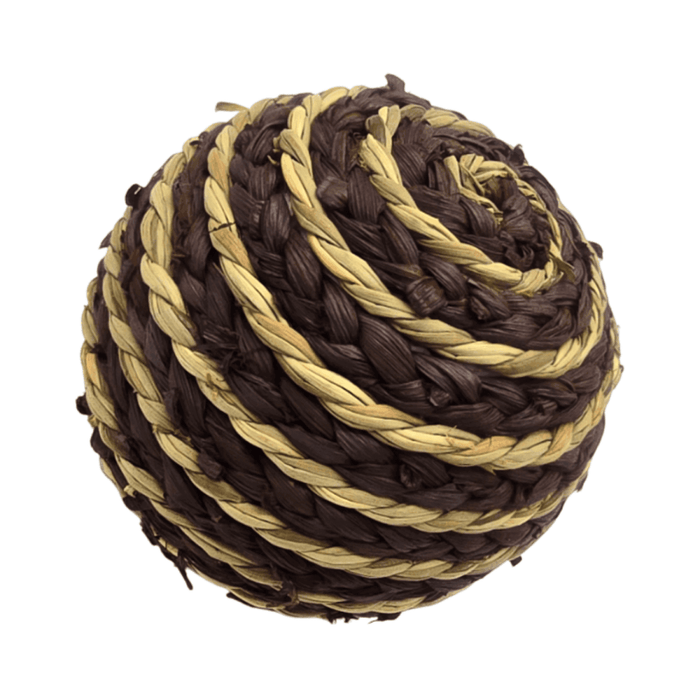 Set 2 Esferas De Yute Cuerda Para Decoracion Pelota Marron - Fliperex