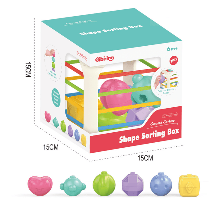 Cubo Sensorial De Clasificacion Creativo Educativo Bebe - Fliperex