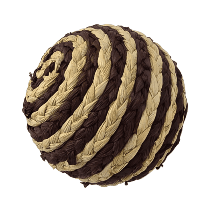 Set 3 Esferas De Yute Cuerda Para Decoracion Pelota Beige - Fliperex