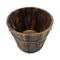 Macetero De Madera Tipo Barril Para Jardin Terraza Planta XL