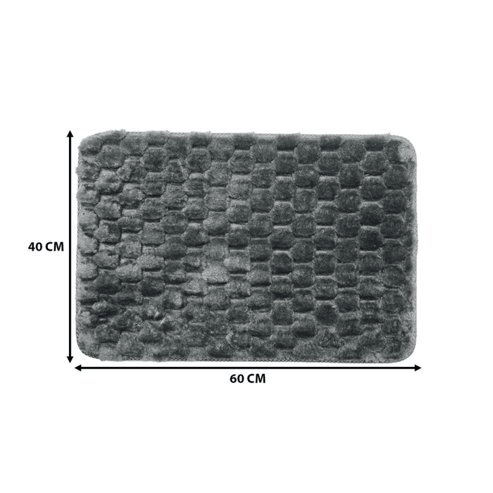 Alfombra De Baño Piso Extra Suave y Absorbente Con Diseño - Fliperex