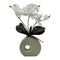Planta Artificial Orquidea Decorativa Macetero De Ceramica M