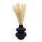 Florero De Ceramica Decorativo Diseño Negro Flores Secas