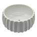 Macetero Maceta De Ceramica Copon Ranurado Blanco Brillante - Fliperex