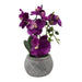 Planta Artificial Orquidea Pequeña Macetero De Cemento - Fliperex