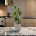 Planta Artificial Bambu Lirio Decorativo Macetero Ceramica - Fliperex