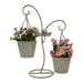Porta Macetero Pedestal Colgante Beige Vintage Maceta Planta - Fliperex