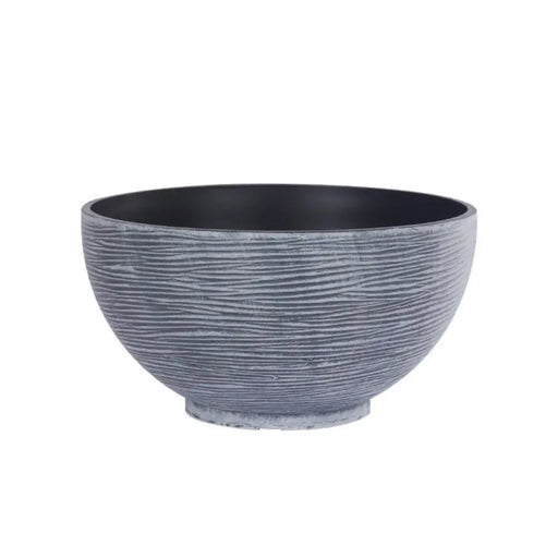 Macetero Plastico Semi Esfera Premium Diseño a Rayas S - Fliperex