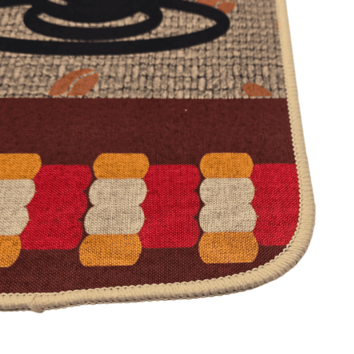 Set 2 Alfombras De Cocina Goma Antideslizante Diseño Coffee - Fliperex