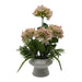Planta Artificial Hortensia Decorativa Macetero De Ceramica - Fliperex