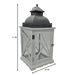 Set 2 Farol Calentador De Vela Costero De Madera Blanca - Fliperex