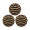 Set 3 Esferas De Yute Cuerda Para Decoracion Pelota Marron