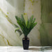 Planta Artificial Palmera Macetero Plastico Negro Grande - Fliperex
