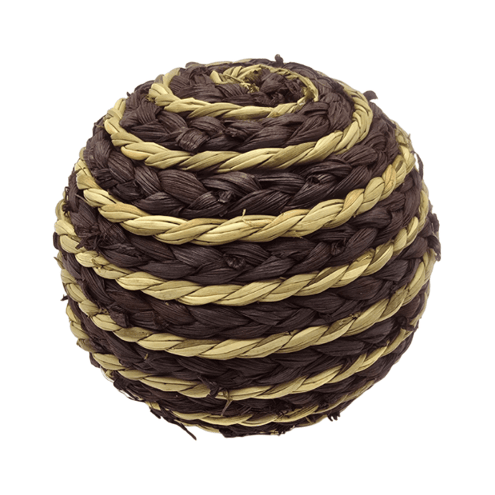Set 2 Esferas De Yute Cuerda Para Decoracion Pelota Marron - Fliperex