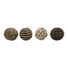Set 3 Esferas De Yute Cuerda Para Decoracion Pelota Beige - Fliperex