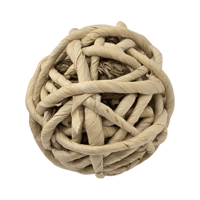 Set 2 Esferas De Fibra Cuerda Para Decoracion Pelota Marron - Fliperex