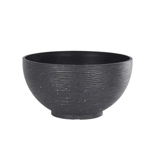 Macetero Plastico Semi Esfera Premium Diseño a Rayas S - Fliperex