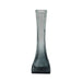 Florero Decoratico De Vidrio Transparente Base Oscura Simple - Fliperex