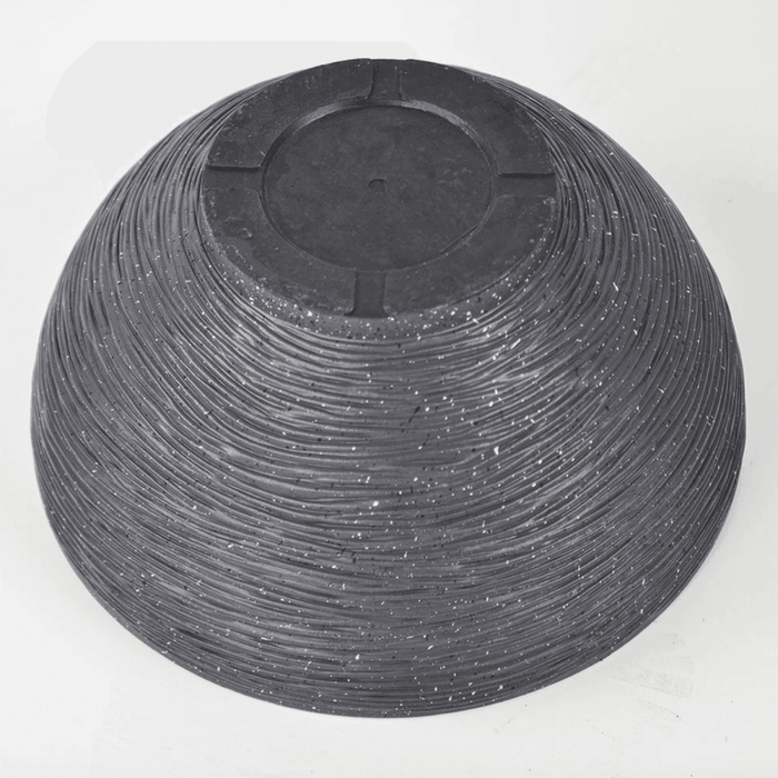 Macetero Plastico Semi Esfera Premium Diseño a Rayas M - Fliperex