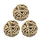 Set 3 Esferas De Fibra Cuerda Para Decoracion Pelota Marron