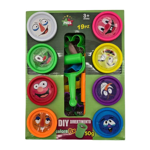 Set De Masas 8 Colores Con Accesorios De Juego Completo - Fliperex